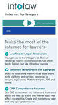 Mobile Screenshot of infolaw.co.uk